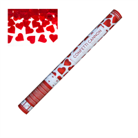 Konfettikanon 60 cm Red heart